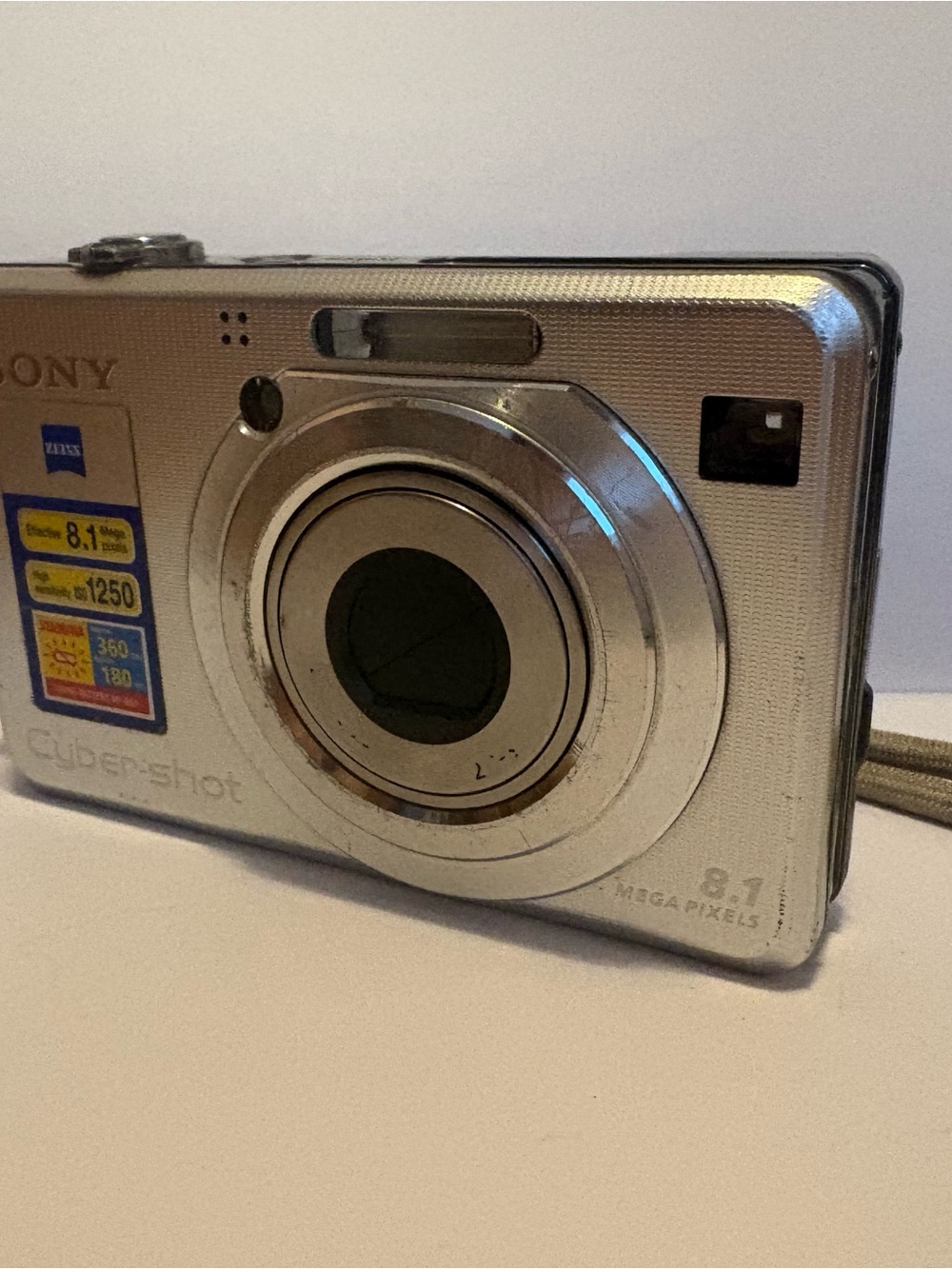 Sony Cybershot DSC W100 Silver 505559 (For Parts Only)